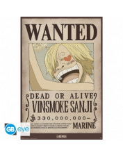 POSTER ONE PIECE WANTED SANJI