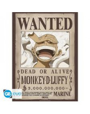 POSTER WANTED LUFFY WANO 52X38