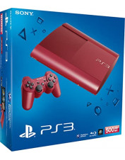 PS3 CONSOLE ROUGE 500 GO